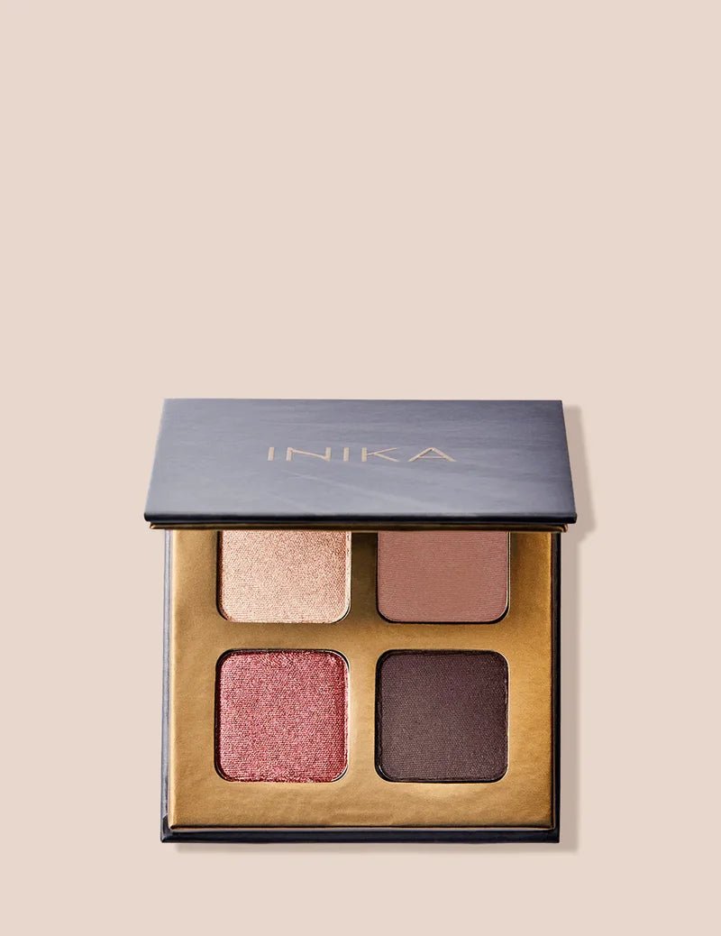 INIKA Organic Quad Eyeshadow Palette Flowers - Produktfoto