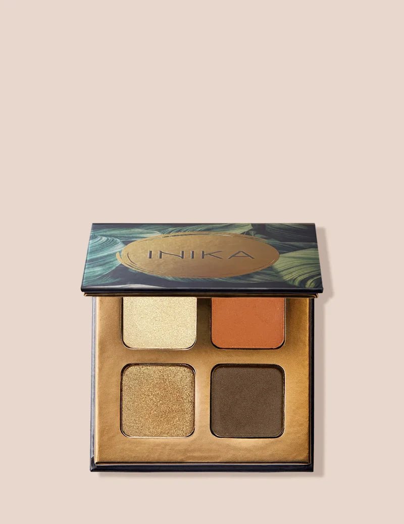 INIKA Organic Quad Eyeshadow Palette Sunset - Produktfoto