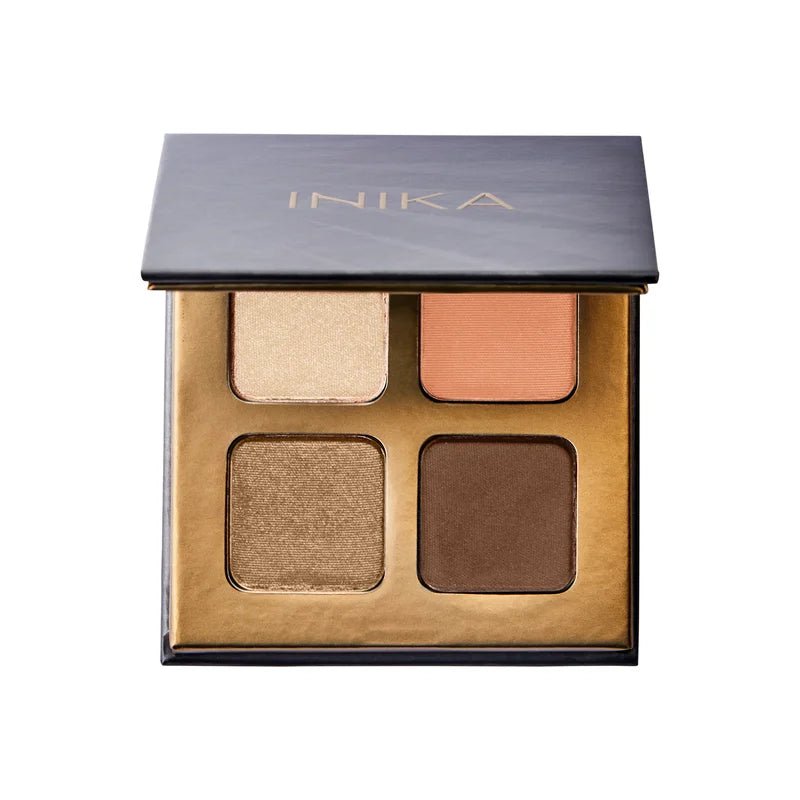 INIKA Organic Quad Eyeshadow Palette Sunset - Freisteller