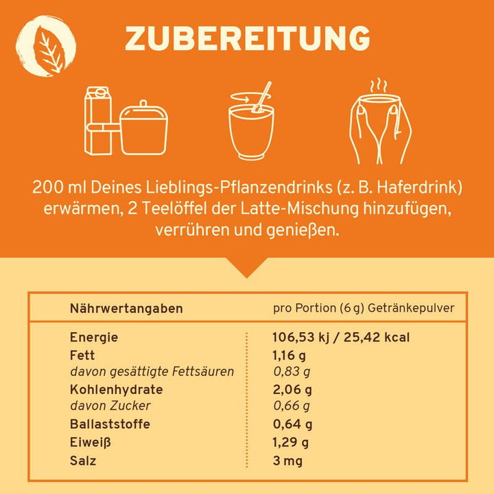 Innonature Bio Kurkuma Latte - Zubereitung