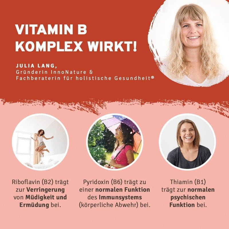 Innonature Vitamin B Komplex Kapseln - Wirkung