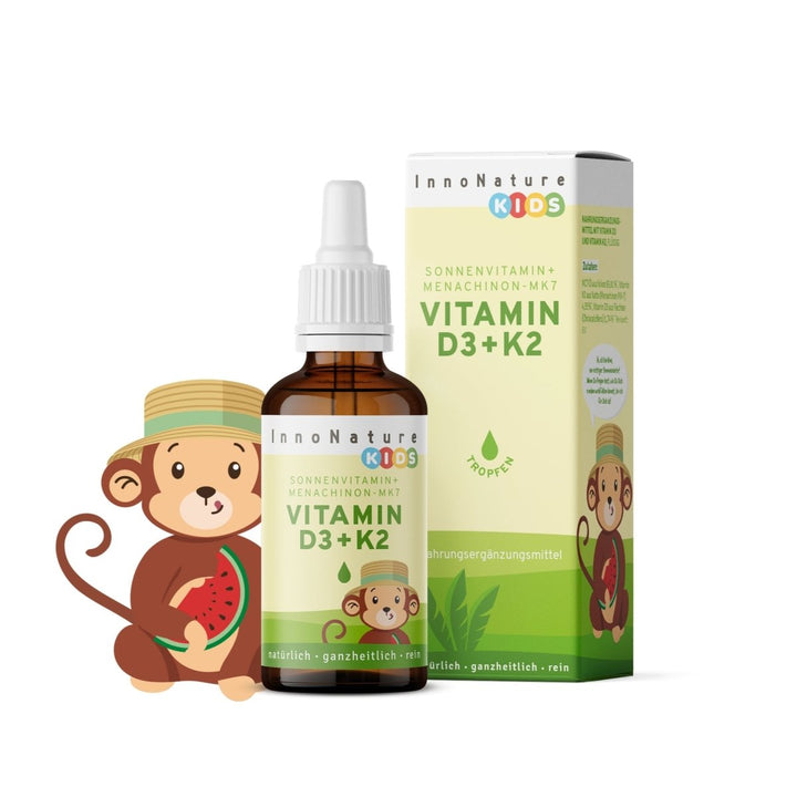 Innonature Vitamin D3 + K2 Kids Tropfen - Freisteller