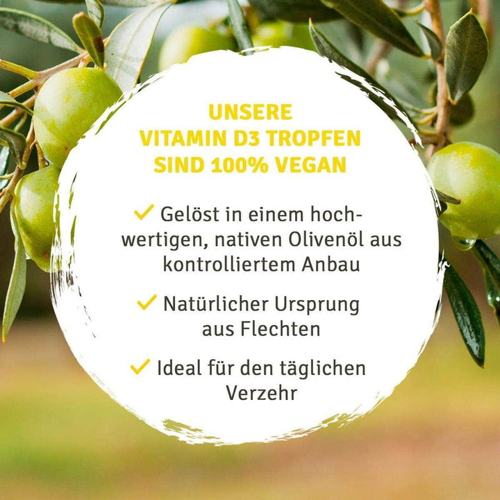 Vitamin D3 Tropfen: Das Sonnenvitamin - Vegan