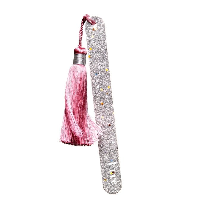 Kure Bazaar Nail File Pom-Pom - Silver