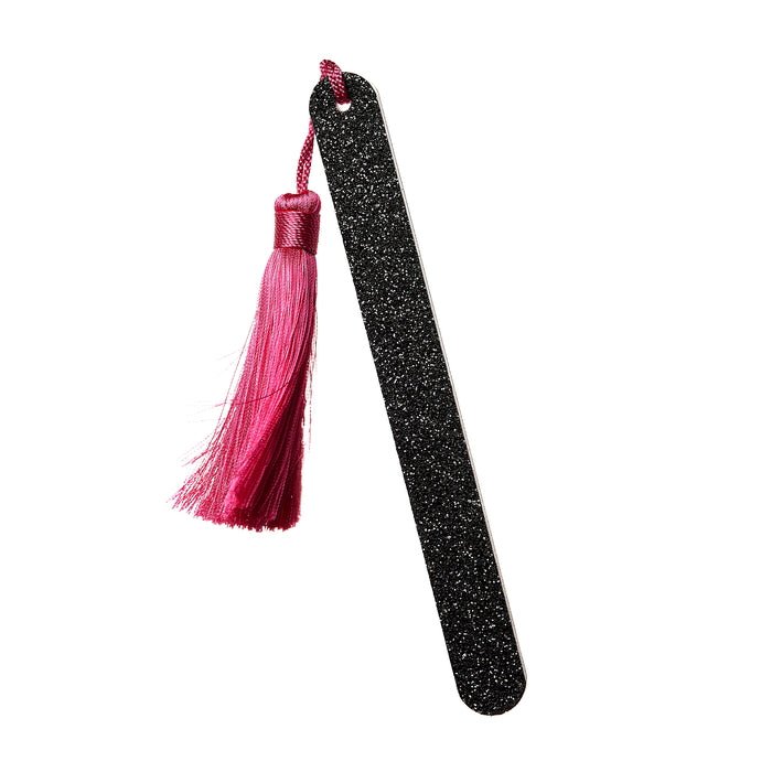 Kure Bazaar Nail File Pom-Pom - Black