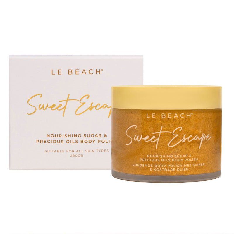 Le Beach Sweet Escape Sugar Skin Polish with Packaging