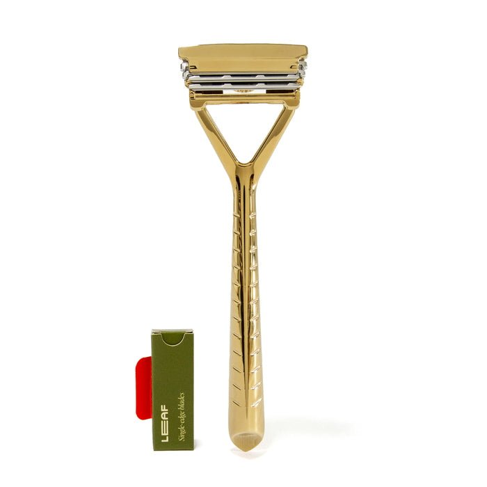 Leaf Razor Gold Front