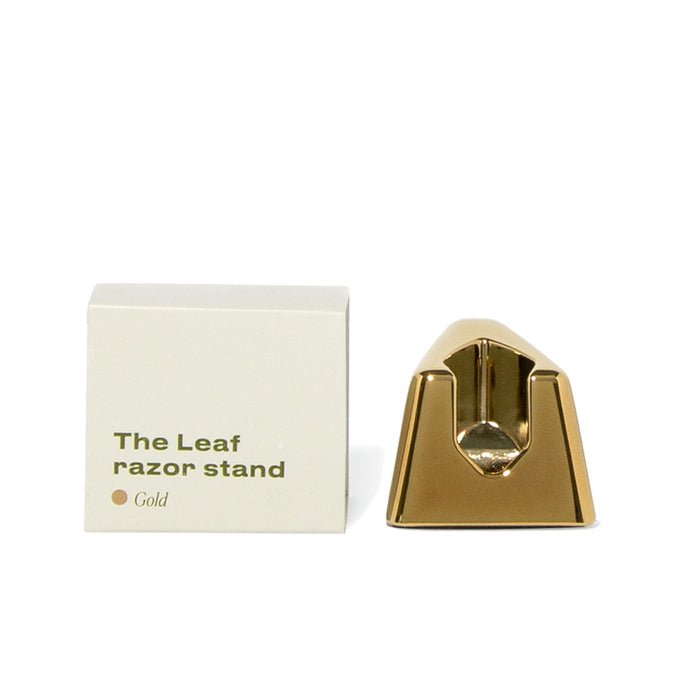 Leaf Razor Gold Stand