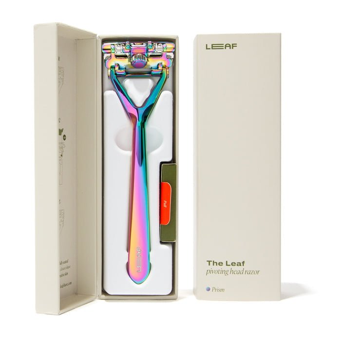 The Leaf Razor Kit Prism in box