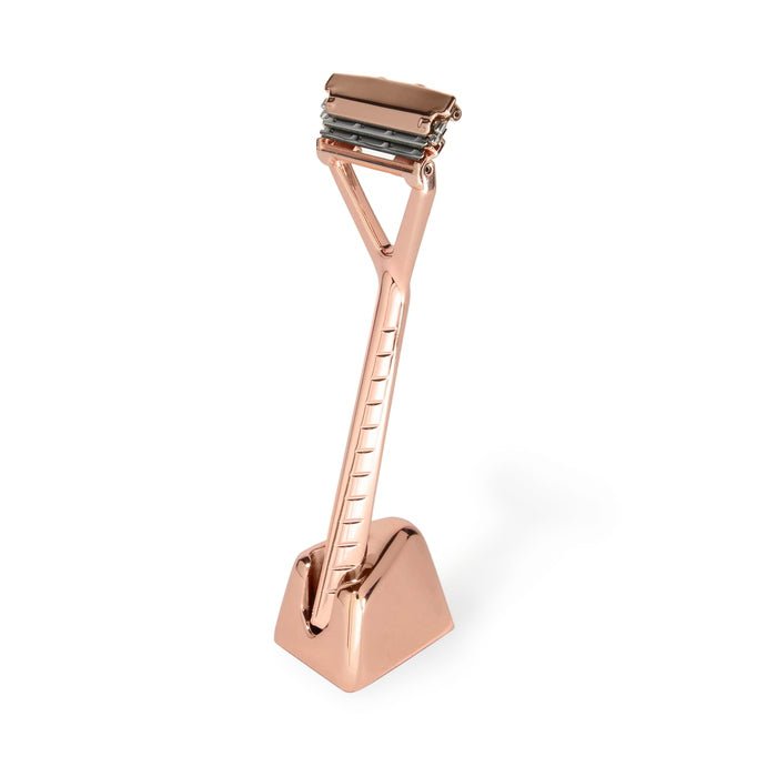 The Leaf Razor Rose Gold Kit