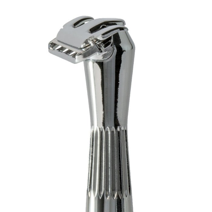 Leaf Shave The Twig Razor Kit Chrome -close up