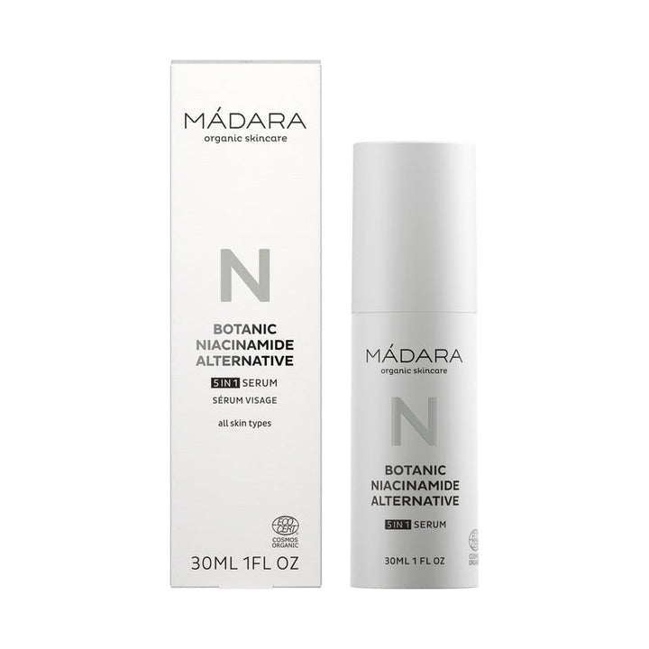 Mádara Botanic Niacinamide Alternative 5-in-1 Serum mit Verpackung