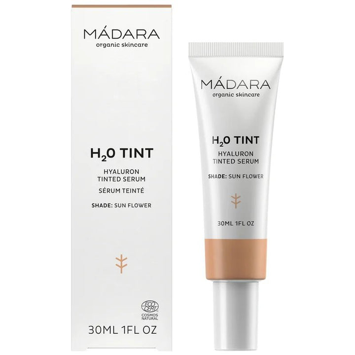 Mádara H2O Tint Hyaluron Tinted Serum -#3 Sun Flower Verpackung