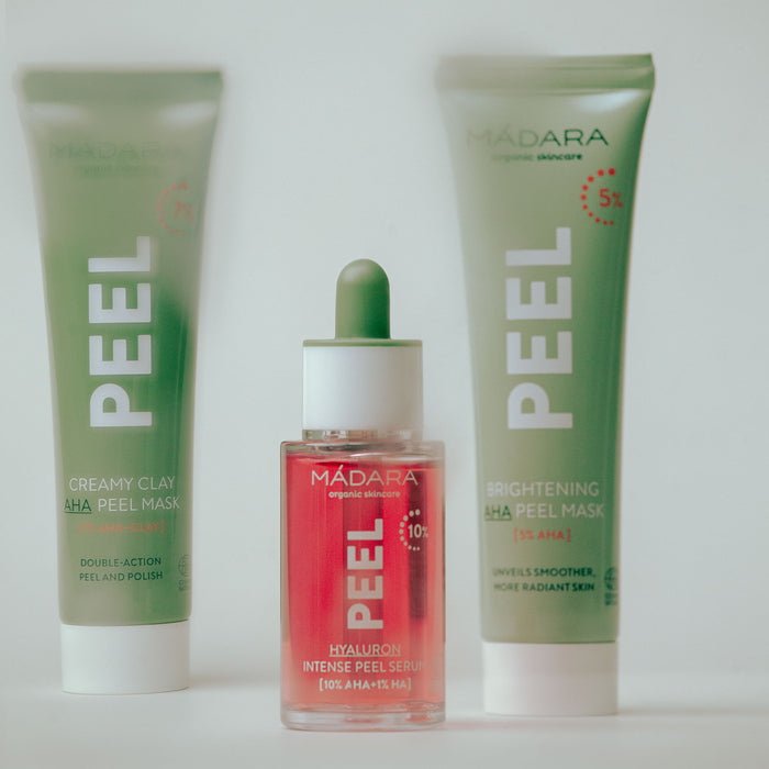 Mádara PEEL Product Range