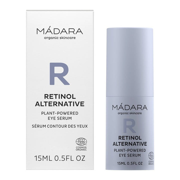 Mádara Plant Powered Eye Serum - Flasche und Verpackung