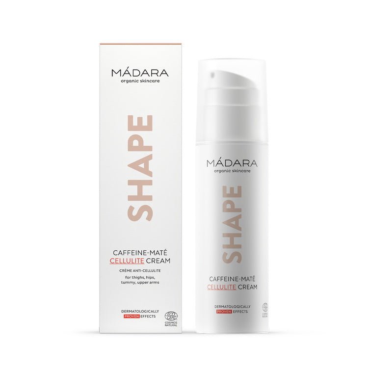 Mádara Shape Caffeine-Maté Cellulite Cream - packaging