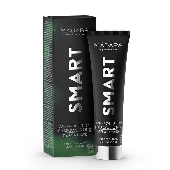 Mádara Smart Anti-Pollution Charcoal & Mud Repair Mask Verpackung