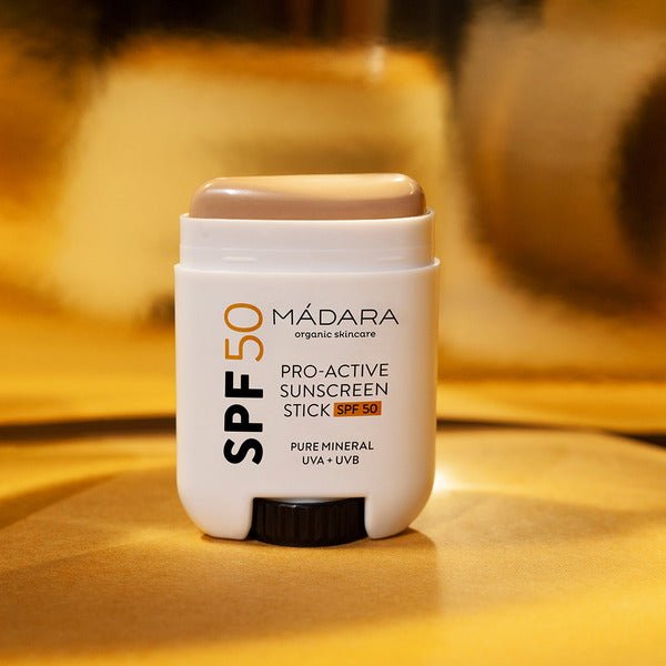 Mádara SPF50 Pro-Active Sunscreen Stick - close up