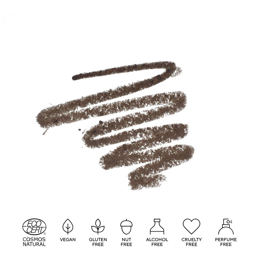 Mádara The Brow Pencil - #1 Dark Brown Swatch