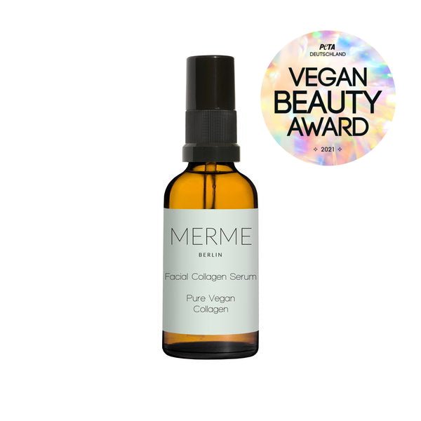 Merme Berlin Facial Collagen Serum 30 ml - with vegan beauty award badge