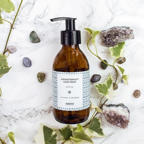 Mirins Copenhagen Hand Wash Calming | Aromatherapie Flüssigseife - mood with crystals