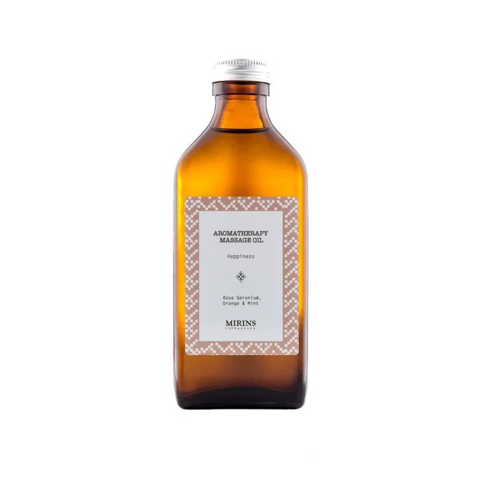 Massage Oil Happiness - Rose Geranium, Orange & Mint