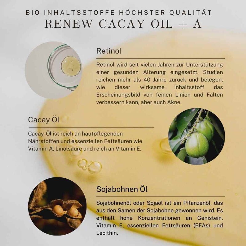 Cacay Oil + A Bio Inhaltsstoffe