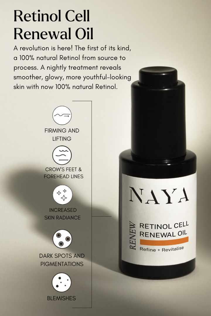 Naya Retinol Cell Renewal Oil - Benefits