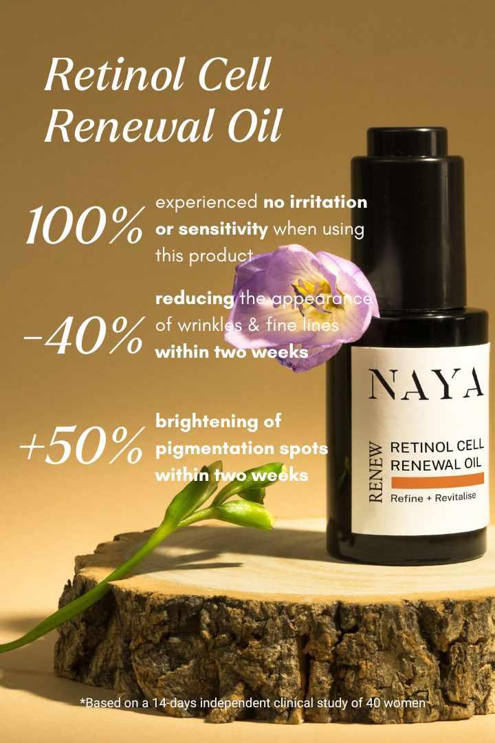 Naya Retinol Cell Renewal Oil - klinische Ergebnisse