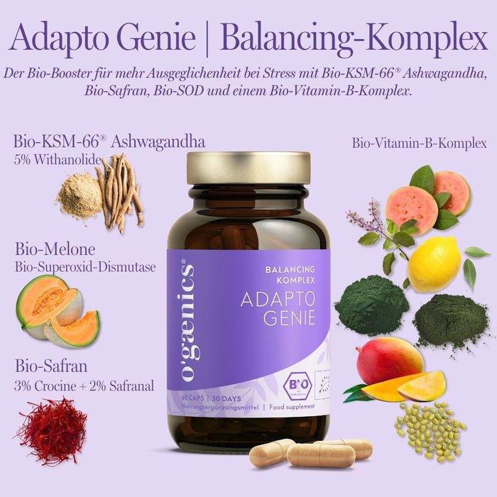 Ogaenics Adapto Genie Balancing Komplex - Inhaltsstoffe