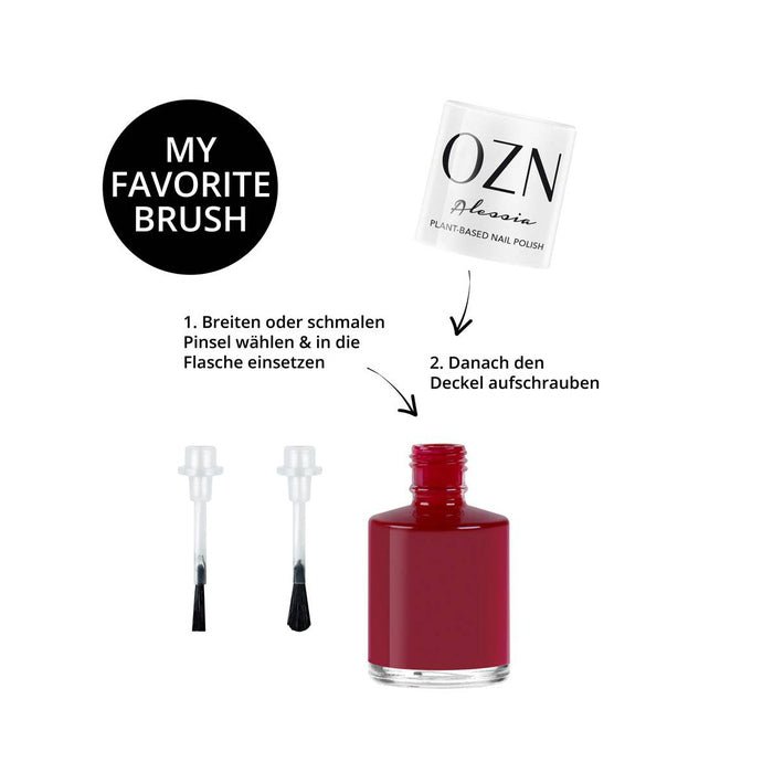 OZN Nagellack Bailey My favorite Brush