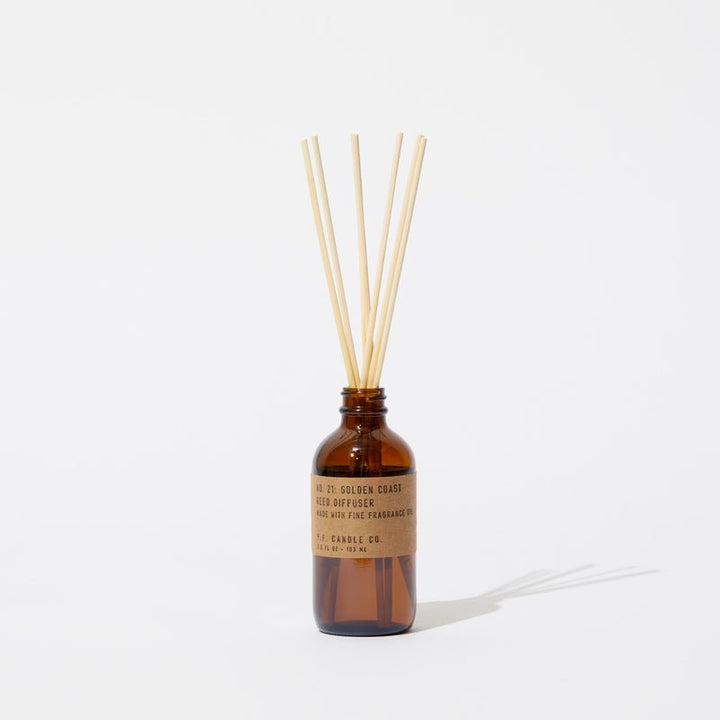 P.F. Candle Co. No. 21 Golden Coast Reed Diffuser Mood 2