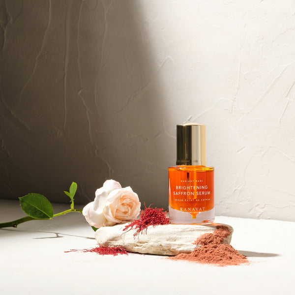 Ranavat Brightening Saffron Serum Radiant Rani - mood with rose and saffron