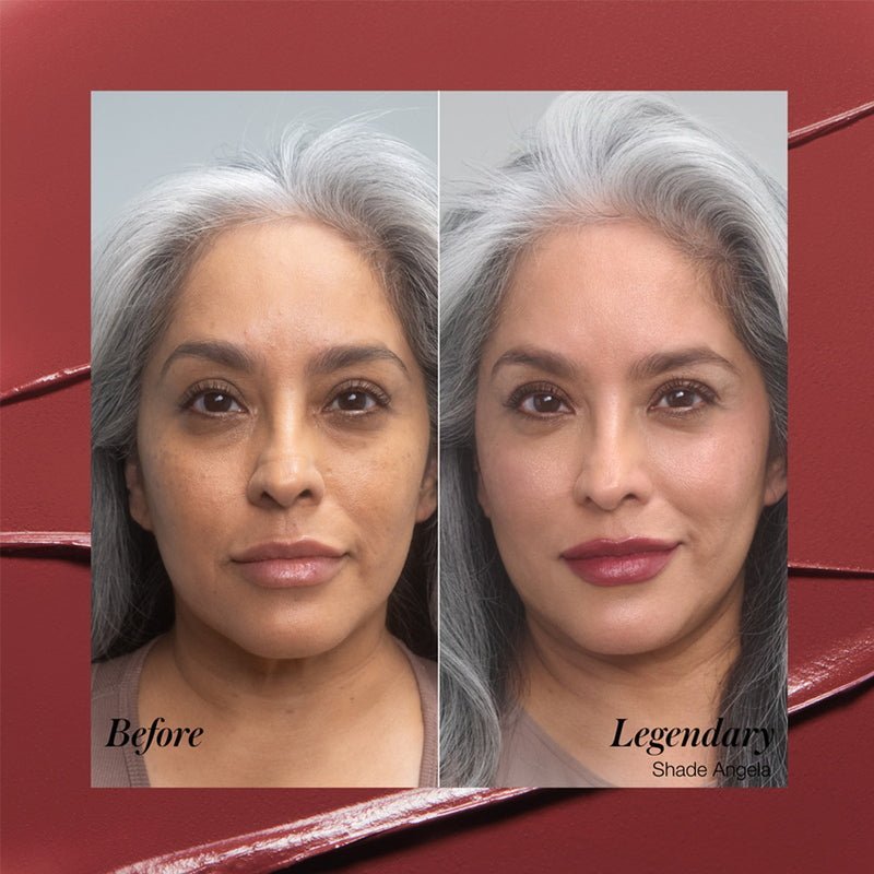 Legendary Serum Lipstick Angela Before After