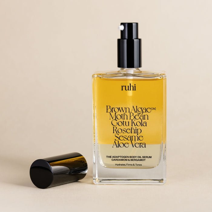 Ruhi The Adaptogen Body Oil Serum - open flacon