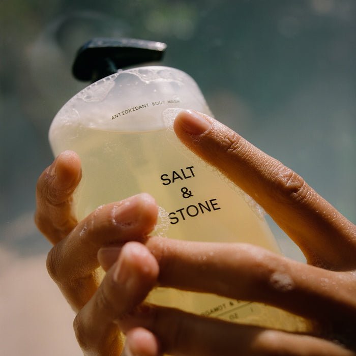 Salt & Stone Antioxidant Body Wash Close up