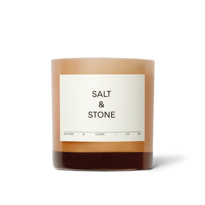 Salt & Stone Saffron & Cedar Candle