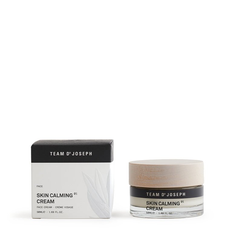 Team Dr. Joseph Skin Calming Cream - Glastiegel mit Verpackung