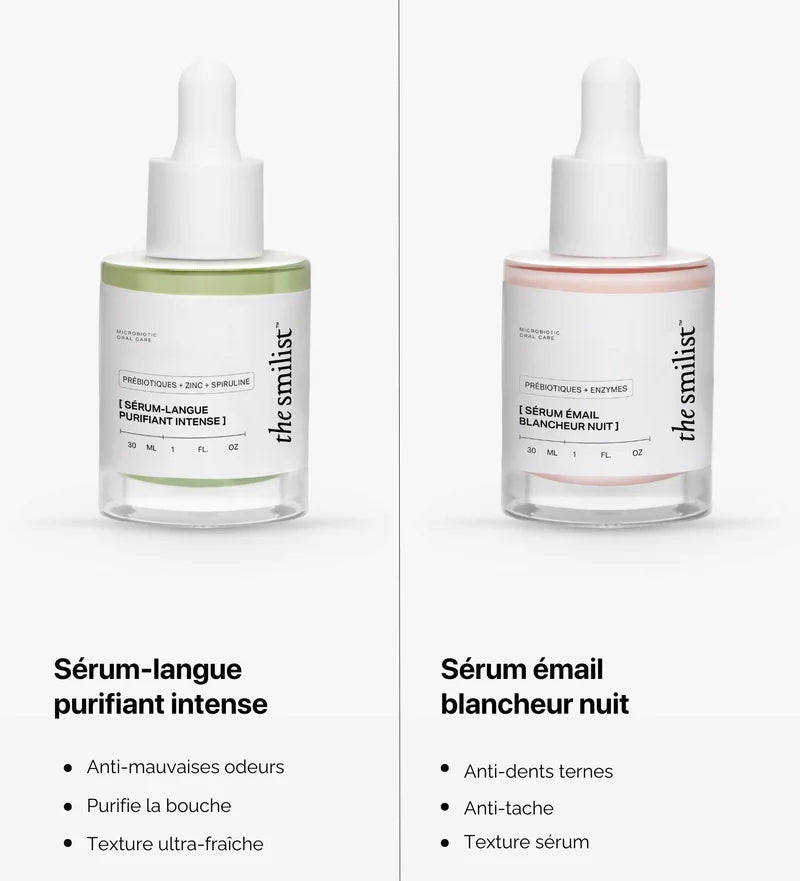 The Smilist Intense Purifying Tongue Serum - Vergleich mit Tooth-whitening Night Serum