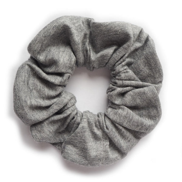 Börd Shört Scrunchie aus Jersey | Grau Meliert