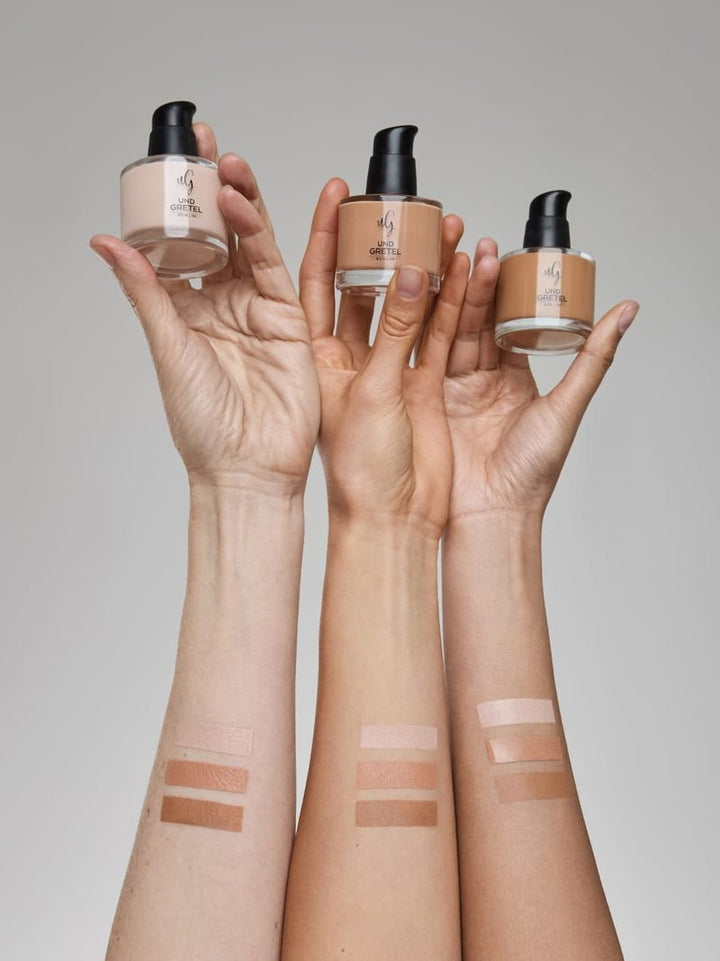 Beste CCC Cream Serum Foundation Arm Swatches